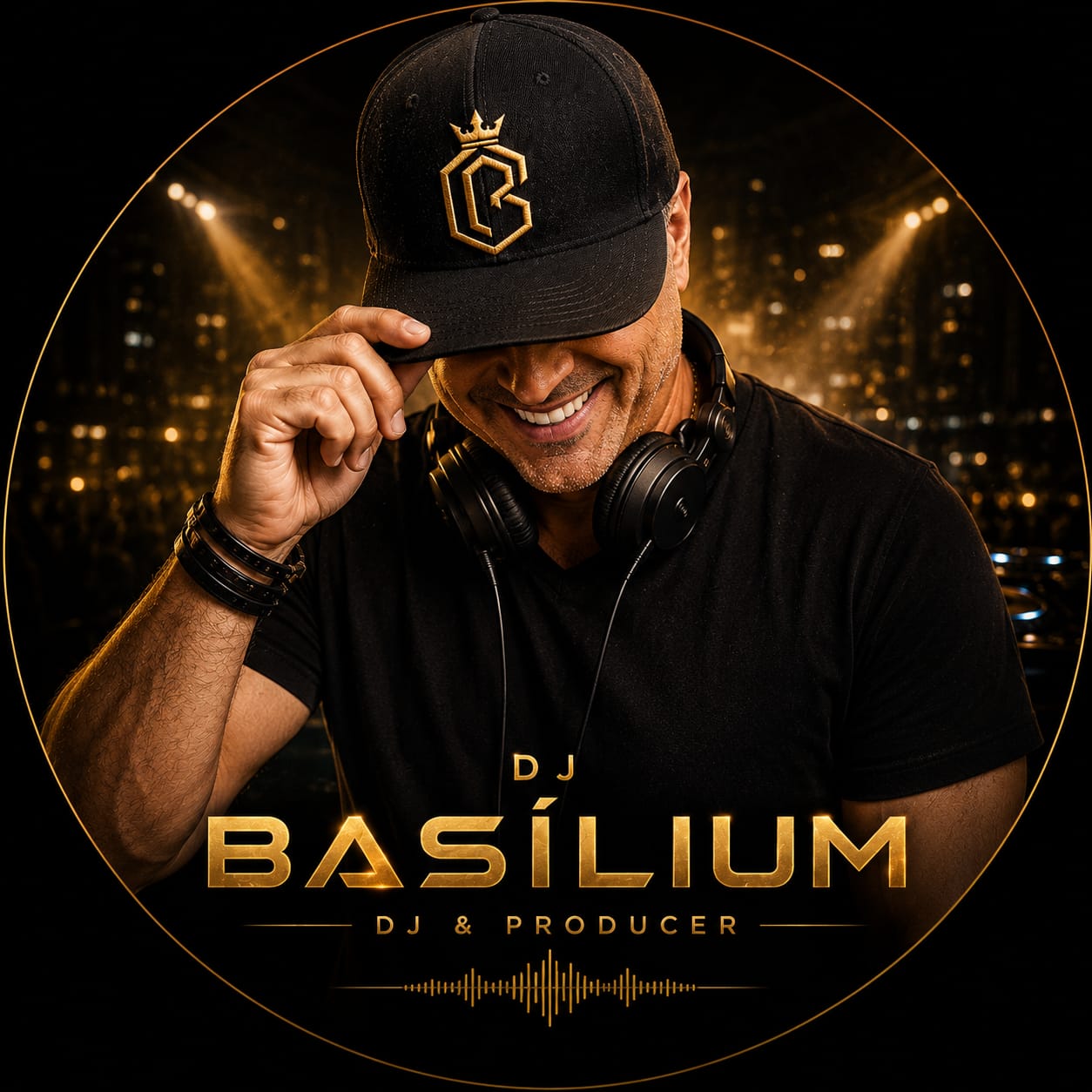 Retrato promocional de DJ Basilium